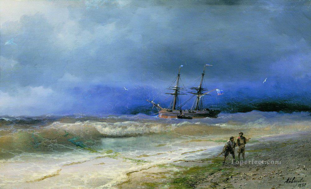 イワン・アイヴァゾフスキー サーフィン 1895 海景油絵